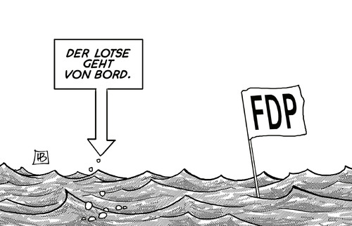 Der Lotse geht von Bord