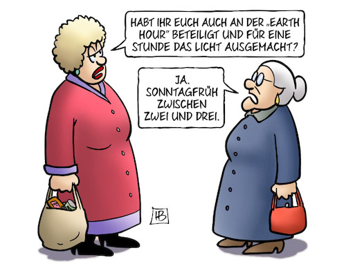 Cartoon: Earth Hour (medium) by Harm Bengen tagged earth,hour,umweltschutz,stunde,licht,zeitumstellung,sommerzeit,susemil,haus,bengen,cartoon,karikatur,earth,hour,umweltschutz,stunde,licht,zeitumstellung,sommerzeit,susemil,haus,bengen,cartoon,karikatur