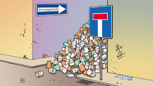 Einwegstraße Einwegstraße
