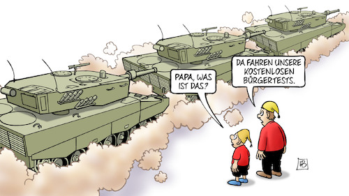 Cartoon: Ende kostenlose Tests (medium) by Harm Bengen tagged papa,kostenlose,bürgertests,corona,panzer,michel,kind,krieg,ukraine,russland,harm,bengen,cartoon,karikatur,papa,kostenlose,bürgertests,corona,panzer,michel,kind,krieg,ukraine,russland,harm,bengen,cartoon,karikatur