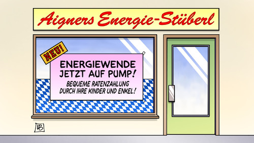 Cartoon: Energiewende auf Pump (medium) by Harm Bengen tagged ilse,aigners,wirtschaftsministerin,bayern,energie,strom,kosten,kredit,pump,kinder,enkel,energiewende,ratenzahlung,harm,bengen,cartoon,karikatur,ilse,aigners,wirtschaftsministerin,bayern,energie,strom,kosten,kredit,pump,kinder,enkel,energiewende,ratenzahlung,harm,bengen,cartoon,karikatur