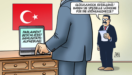 Erdogan-Krönung Erdogan-Krönung
