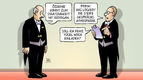 Erdogan-Staatsbankett Erdogan-Staatsbankett