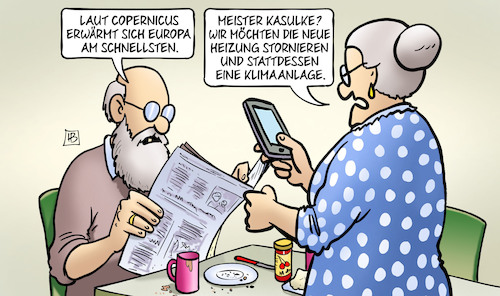 Europa-Erwärmung Europa-Erwärmung