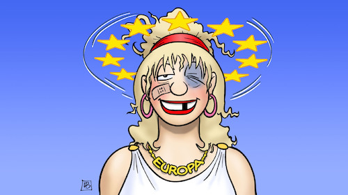 Cartoon: Europa und Sondergipfel (medium) by Harm Bengen tagged eu,europa,finanzen,haushalt,kredite,coronahilfen,gipfel,kompromiss,streit,blaues,auge,pflaster,verletzungen,sterne,harm,bengen,cartoon,karikatur,eu,europa,finanzen,haushalt,kredite,coronahilfen,gipfel,kompromiss,streit,blaues,auge,pflaster,verletzungen,sterne,harm,bengen,cartoon,karikatur