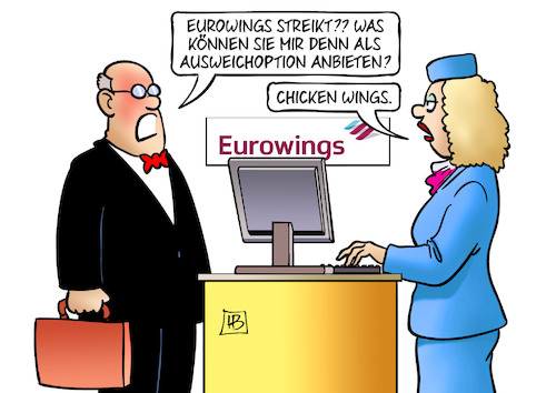 Cartoon: Eurowings-Streik (medium) by Harm Bengen tagged eurowings,streik,ausweichoption,chicken,wings,flughafen,fluggesellschaft,cockpit,harm,bengen,cartoon,karikatur,eurowings,streik,ausweichoption,chicken,wings,flughafen,fluggesellschaft,cockpit,harm,bengen,cartoon,karikatur