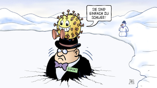 Exporteinbruch und Corona Exporteinbruch und Corona