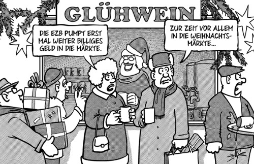 EZB und Weihnachtsmärkte