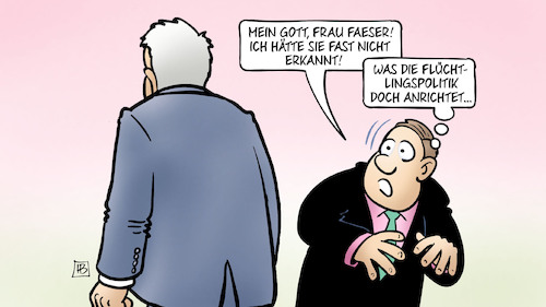 Faeser als Seehofer Faeser als Seehofer