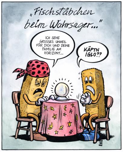 Fischstäbchen beim Wahrsager Fischstäbchen beim Wahrsager