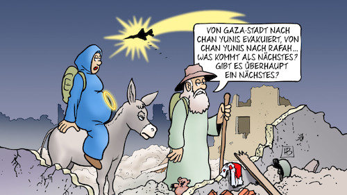 Flucht in Gaza Flucht in Gaza