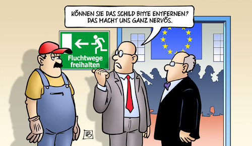 Fluchtwege freihalten Fluchtwege freihalten