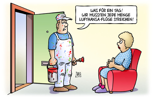 Flüge gestrichen