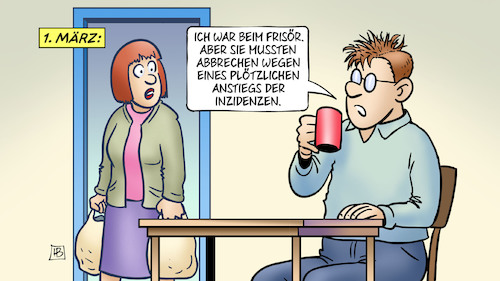 Frisör-Inzidenz