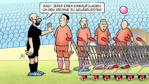 Fussball-Abstand Fussball-Abstand