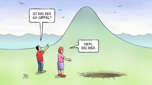 G7-Gipfel und Tal G7-Gipfel und Tal