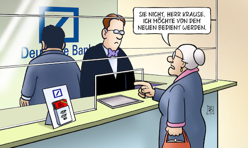 Gabriel zur Dt. Bank Gabriel zur Dt. Bank