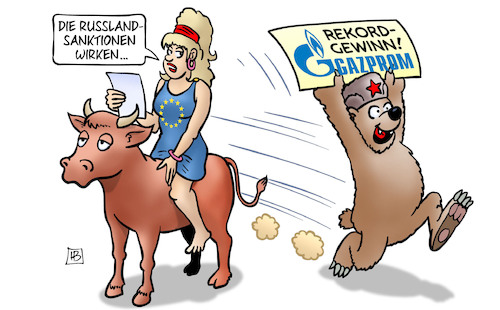 Gazprom-Rekordgewinn