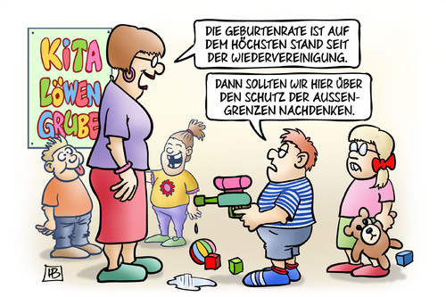 Geburtenrate steigt Geburtenrate steigt