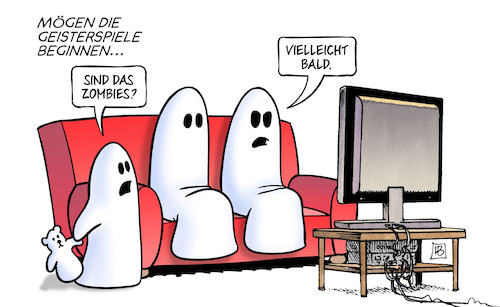 Geisterspiel-Beginn Geisterspiel-Beginn