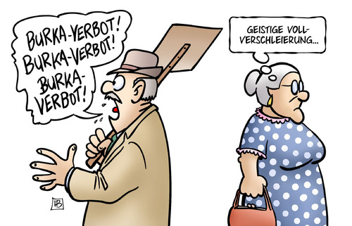 Cartoon: Geistige Vollverschleierung (medium) by Harm Bengen tagged geistige,vollverschleierung,burka,verbot,terror,sicherheit,islamismus,geisteskrank,susemil,harm,bengen,cartoon,karikatur,geistige,vollverschleierung,burka,verbot,terror,sicherheit,islamismus,geisteskrank,susemil,harm,bengen,cartoon,karikatur