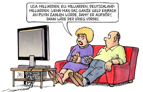 Geld an Putin