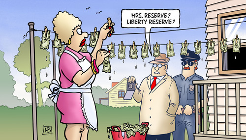 Cartoon: Geldwäschering (medium) by Harm Bengen tagged liberty,reserve,geldwäschering,geldwäsche,unterwelt,verbrechen,internet,fbi,online,geld,finanzen,harm,bengen,cartoon,karikatur,liberty,reserve,geldwäschering,geldwäsche,unterwelt,verbrechen,internet,fbi,online,geld,finanzen,harm,bengen,cartoon,karikatur