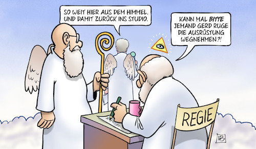 Cartoon: Gerd Ruge (medium) by Harm Bengen tagged gott,himmel,tv,journalist,reporter,tot,tod,gerd,ruge,harm,bengen,cartoon,karikatur,gott,himmel,tv,journalist,reporter,tot,tod,gerd,ruge,harm,bengen,cartoon,karikatur