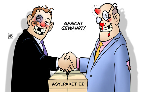 Gesicht gewahrt