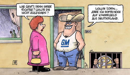 Cartoon: GM behält Opel (medium) by Harm Bengen tagged gm,opel,merkel,brüderle,henderson,staatshilfe,kredit,keller,gm,general motors,angela merkel,brüderle,kredit,keller,industrie,autos,autoindustrie,opel,general,motors,angela,merkel