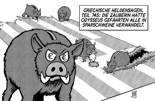 Griechische Sparschweine Griechische Sparschweine