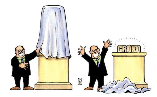 Cartoon: Groko-Denkmal (medium) by Harm Bengen tagged groko,denkmal,klein,gross,scheinbar,realität,ergebnis,harm,bengen,cartoon,karikatur,groko,denkmal,klein,gross,scheinbar,realität,ergebnis,harm,bengen,cartoon,karikatur