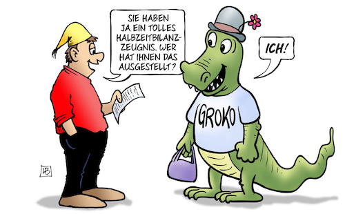 Cartoon: Groko-Halbzeitbilanz (medium) by Harm Bengen tagged groko,halbzeitbilanz,zeugnis,koalition,ausgestellt,michel,harm,bengen,cartoon,karikatur,groko,halbzeitbilanz,zeugnis,koalition,ausgestellt,michel,harm,bengen,cartoon,karikatur