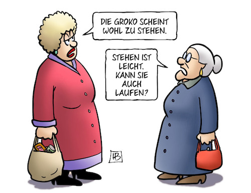 Cartoon: Groko steht (medium) by Harm Bengen tagged groko,verhandlungen,steht,stehen,laufen,susemil,harm,bengen,cartoon,karikatur,groko,verhandlungen,steht,stehen,laufen,susemil,harm,bengen,cartoon,karikatur