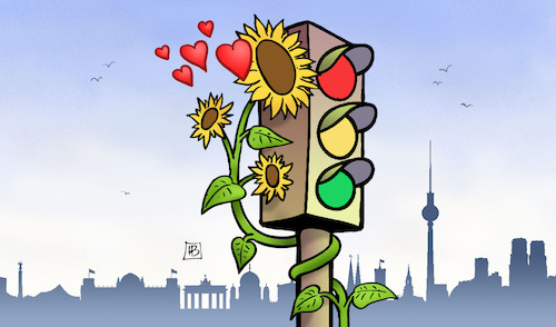 Cartoon: Grün und Ampel (medium) by Harm Bengen tagged grüne,spd,fdp,berlin,liebe,herzen,sonnenblume,sondierungen,bundestagswahl,ergebnis,regierungsbildung,koalition,bundeskanzler,vorsondierungen,koalitionsverhandlungen,ampel,harm,bengen,cartoon,karikatur,grüne,spd,fdp,berlin,liebe,herzen,sonnenblume,sondierungen,bundestagswahl,ergebnis,regierungsbildung,koalition,bundeskanzler,vorsondierungen,koalitionsverhandlungen,ampel,harm,bengen,cartoon,karikatur