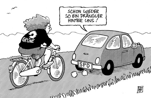 Grüne auf der Überholspur Grüne auf der Überholspur