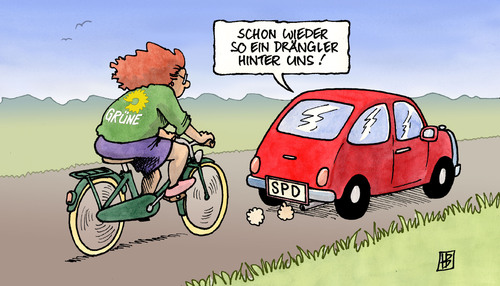 Grüne auf der Überholspur Grüne auf der Überholspur