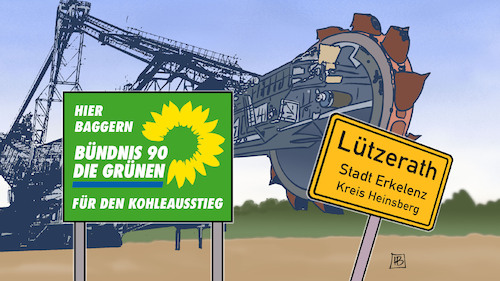 Grüne baggern Grüne baggern