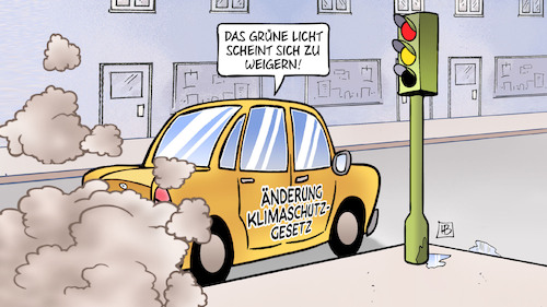 Grüne blocken