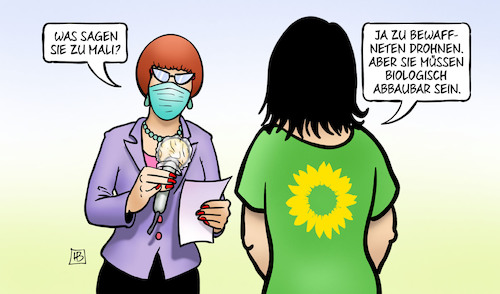 Grüne und Drohnen Grüne und Drohnen