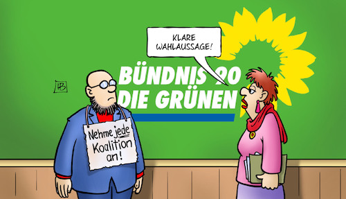 Grüne Wahlaussage