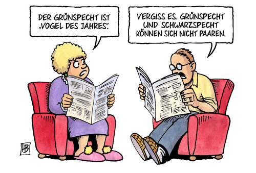 Cartoon: Grünspecht (medium) by Harm Bengen tagged grünspecht,schwarzspecht,vögel,vogel,des,jahres,koalitionsverhandlungen,cdu,grüne,harm,bengen,cartoon,karikatur,grünspecht,schwarzspecht,vögel,vogel,des,jahres,koalitionsverhandlungen,cdu,grüne,harm,bengen,cartoon,karikatur