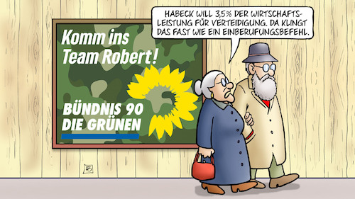 Habeck und Verteidigung Habeck und Verteidigung