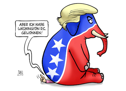 Cartoon: Haley-Kleingewinn (medium) by Harm Bengen tagged haley,kleingewinn,republikaner,elefant,gop,trump,usa,vorwahlen,washington,dc,harm,bengen,cartoon,karikatur,haley,kleingewinn,republikaner,elefant,gop,trump,usa,vorwahlen,washington,dc,harm,bengen,cartoon,karikatur