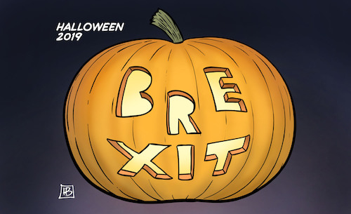 Cartoon: Halloween-Brexit (medium) by Harm Bengen tagged halloween,2019,kürbis,horror,brexit,verschiebung,eu,europa,austritt,gb,uk,ende,harm,bengen,cartoon,karikatur,halloween,2019,kürbis,horror,brexit,verschiebung,eu,europa,austritt,gb,uk,ende,harm,bengen,cartoon,karikatur