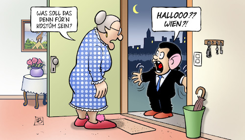 Cartoon: Halloween 2017 (medium) by Harm Bengen tagged halloween,2017,wien,österreich,sebastian,kurz,kostüm,susemil,horror,harm,bengen,cartoon,karikatur,halloween,2017,wien,österreich,sebastian,kurz,kostüm,susemil,horror,harm,bengen,cartoon,karikatur