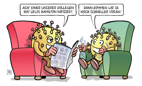 Hamilton infiziert Hamilton infiziert
