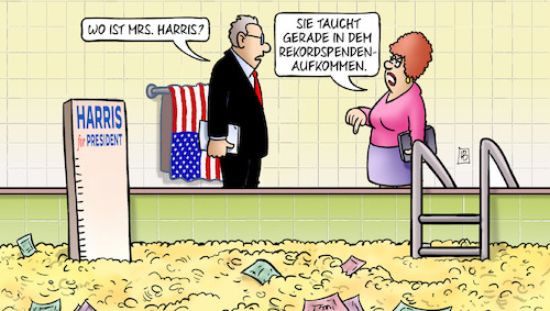 Harris-Rekordspenden Harris-Rekordspenden