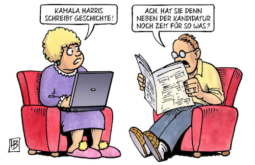 Harris schreibt Geschichte Harris schreibt Geschichte