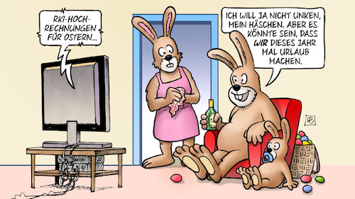 Hase hat Urlaub